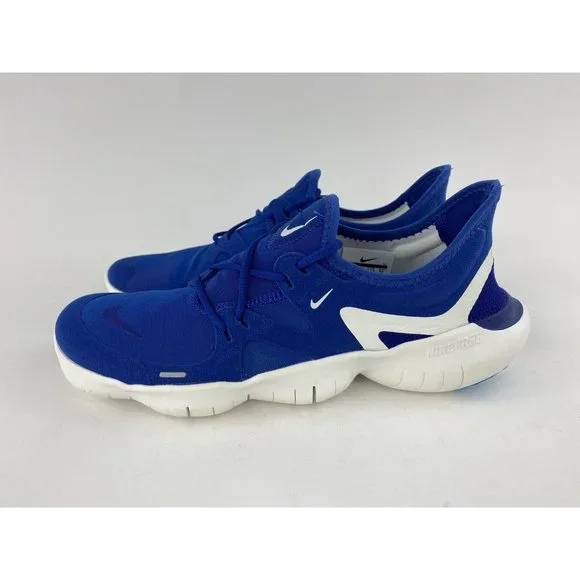 Nike Free RN 5.0 Obsidian Mist Men's Sneakers Shoes Blue White AQ1289 401 - Picture 7 of 11